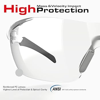 ⭐︎11⭐︎ Picklers Edge Ace Z87.1 Pickleball & Safety Glasses Contrast